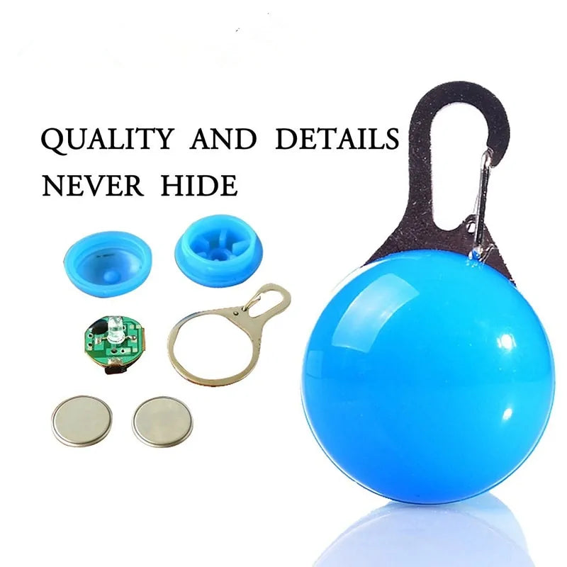 LED Pet Collar Pendant for Night Safety