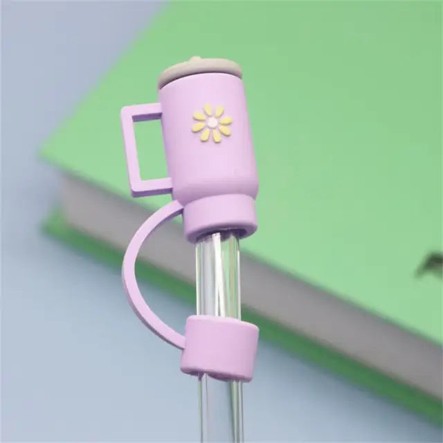 Colorful Silicone Straw Covers