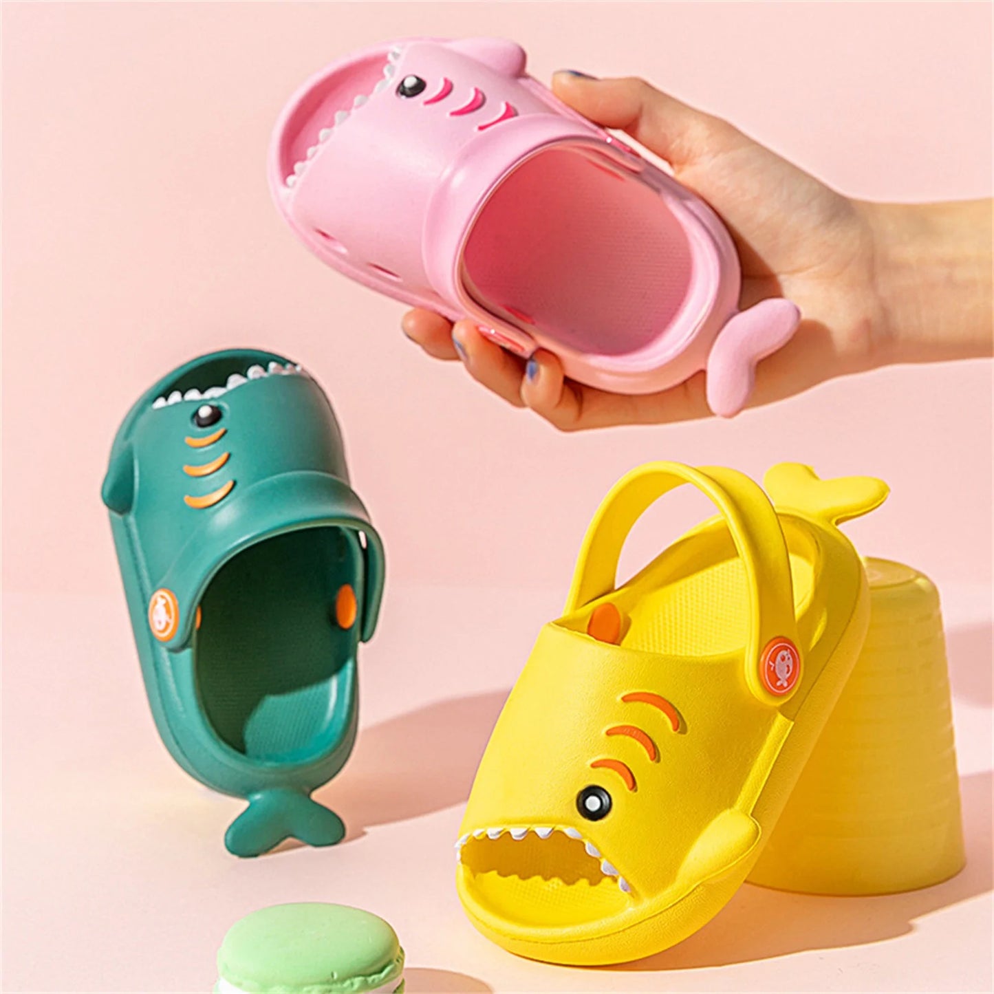 Summer Fun Shark Baby Sandals